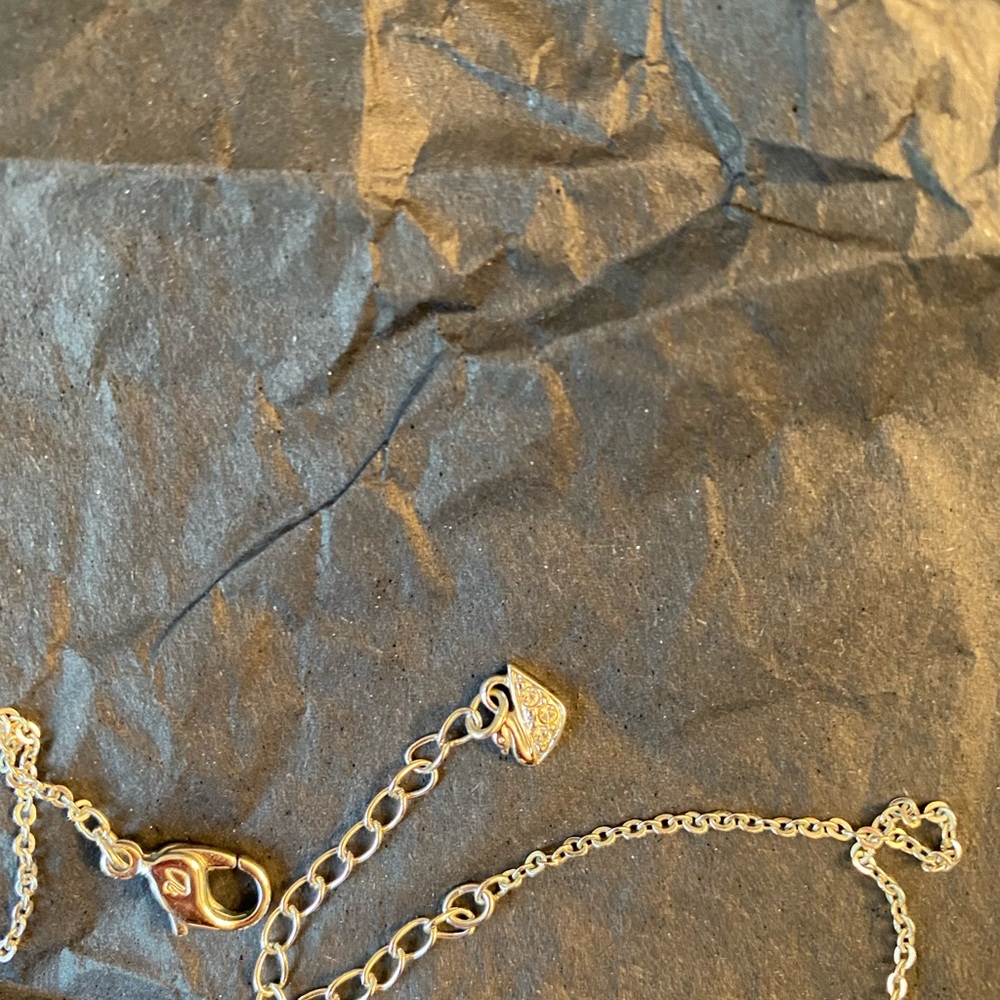 Swarovski one round Crystal necklace